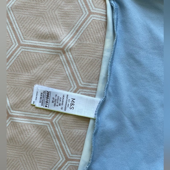 Checked Bandeau Tankini Top - Picture 3 of 4